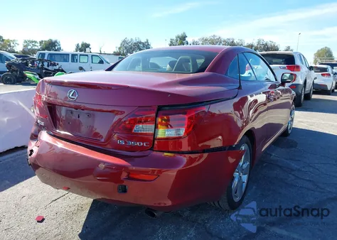 2010 Lexus Is 350C from USA, damaged, VIN JTHFE2C26A2500270